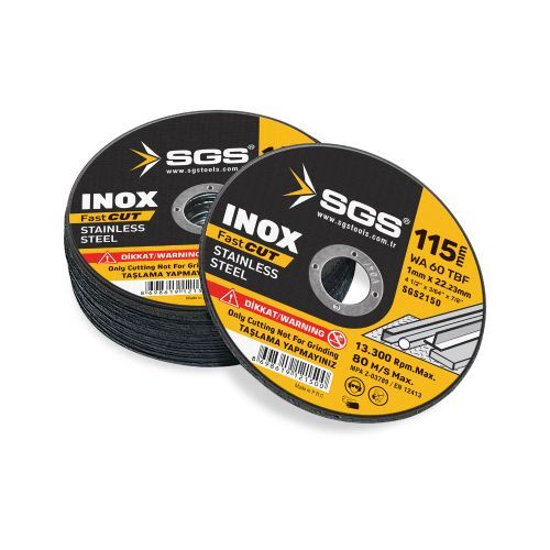 SGS Inox Metal Kesici 115*1,0*22MM