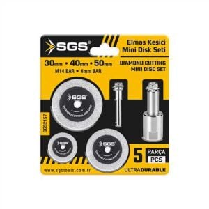 SGS Elmas Kesici Mini Disk Seti 5 Parç