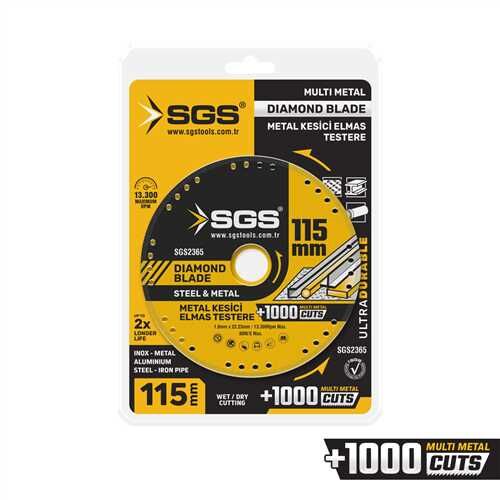 SGS Vakumlu Elmas Multi-Metal Kesici 115 Mm