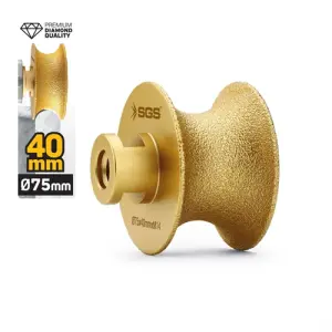Vakum Elmas Taşlama Diski Tam Profil 75X40 Mm