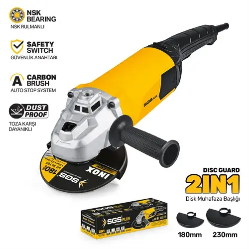 Endüstriyel Taşlama Makinası 3000 Watt 180-230 Mm