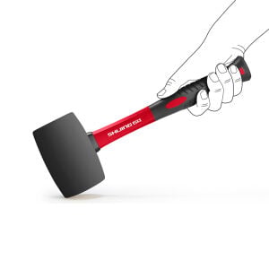 SHIJING Tools 6011 960 g Plastik Fayansçı Tokmağı