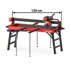 SHIJING Tools 9201A-1200 Tezgâh Tipi Elektrikli Sulu Seramik Kesme Makinesi