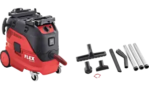 FLEX VCE 33 L AC-Set Otomatik Filtre Temizlemeli Şantiye Süpürgesi