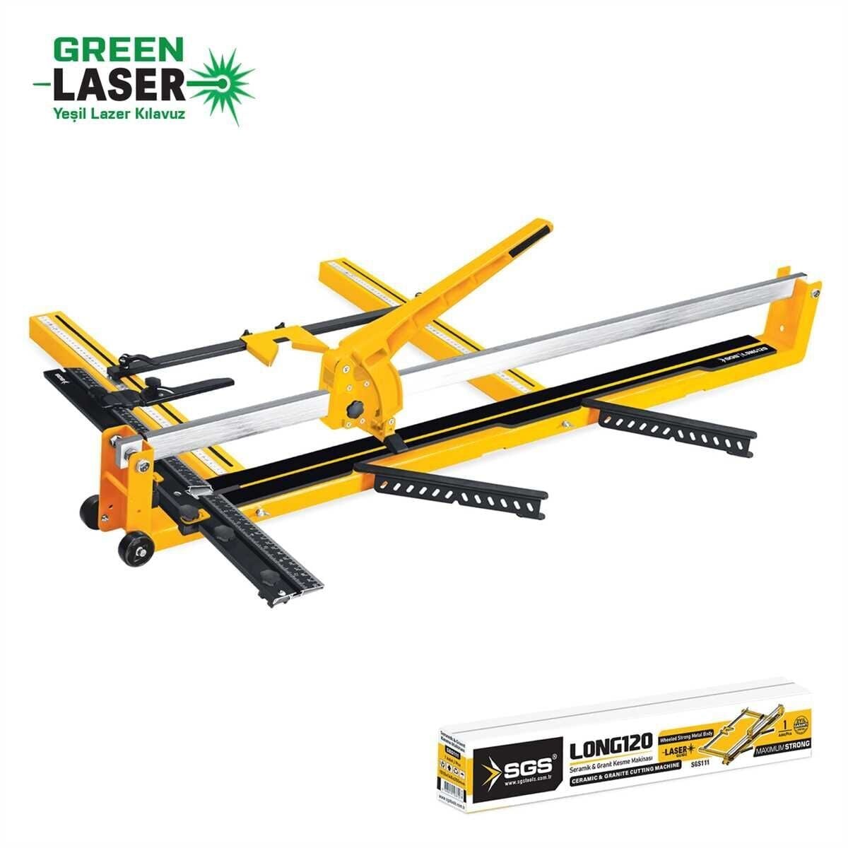 SGS111 Long 120 cm Yeşil Lazerli Seramik Kesme Makinesi
