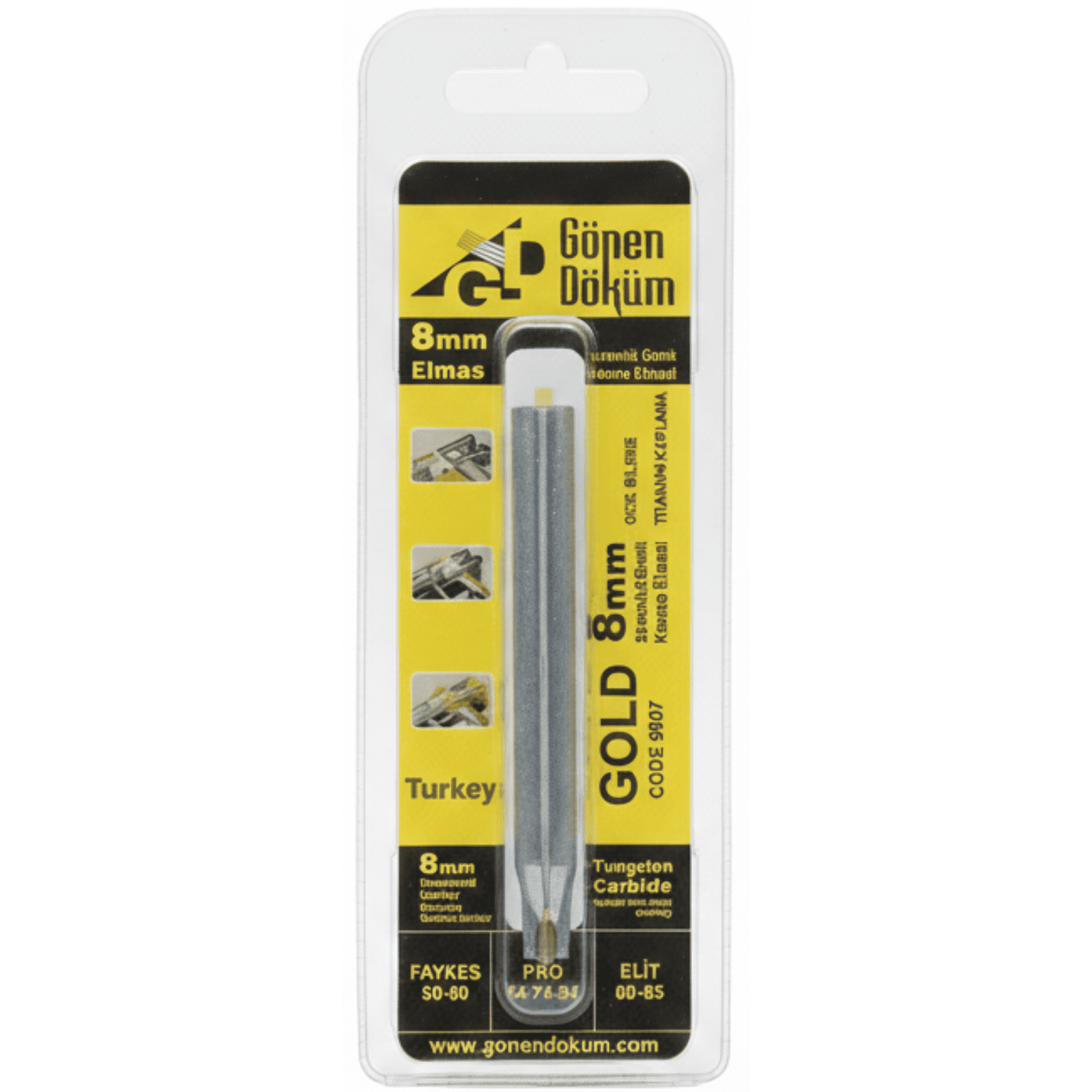 FAYKES Gold 8 mm Yedek Kesme Elması