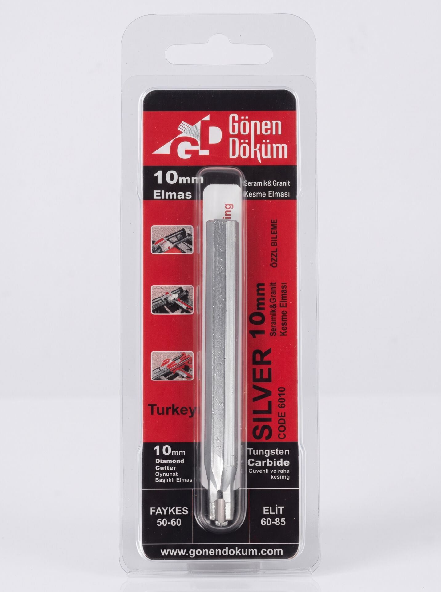 FAYKES Yedek Elmas - Silver 10 mm