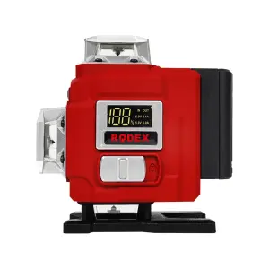 Rodex 16 Çizgili Hizalama Lazeri 4D Çift Bataryalı