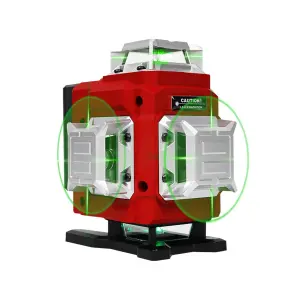 Rodex 16 Çizgili Hizalama Lazeri 4D Çift Bataryalı