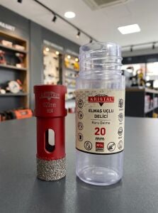 Kristal 20 mm Seramik Delme Pançı