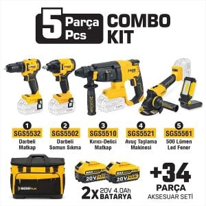 SGS5451 Combo Set 5 Parça