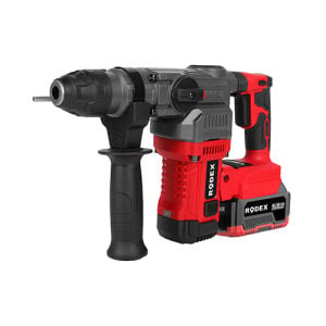 RODEX A.k.pnömatik Matkap 30MM 0-1100 RPM 0-5000 BPM 3.5J 2 X LI-ION 20V/4.0Ah SDS Plus BMC