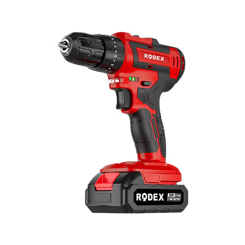 RODEX A. Matkap 10MM 0-350/0-1350 RPM 35NM 2 X LI-ION 20V/2.0Ah 2 Vites BMC Aksesuarlı
