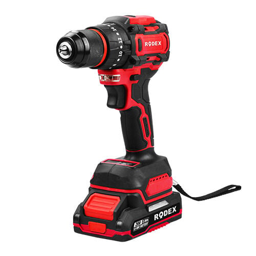 RODEX A.k.d. Matkap 13MM 0-600/0-1600RPM 55NM 2 X LI-ION 20V/2.0Ah 2 Vites BMC