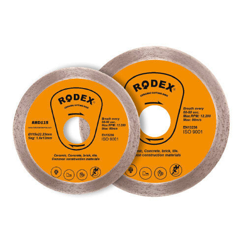 RODEX Elmaslı Seramik Kesme Diski 115MM (5/20/100)