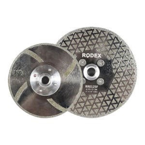 RODEX Tek Tarafı Elektrolizle Kaplı Elmas Testere 230MM Flanşlı (5/6/30)