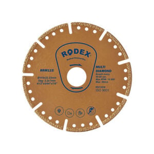RODEX Multi Elmas Kesme Diski 115MM (5/20/120)