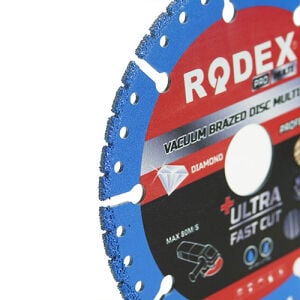 RODEX Vakum Kaynaklı Multi Elmas Kesme Diski 125MM (10/10/100)