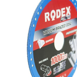 RODEX Vakum Kaynaklı Elmas Metal Kesme Diski 125MM (10/10/100)