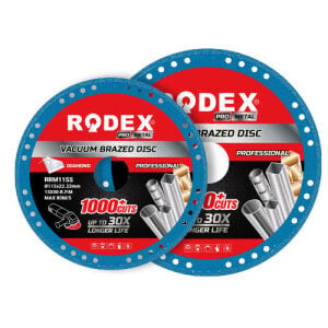 RODEX Vakum Kaynaklı Elmas Metal Kesme Diski 180MM (5/10/50)