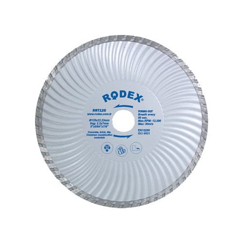 RODEX Turbo Kanallı Elmas Testere 180MM (5/10/50)