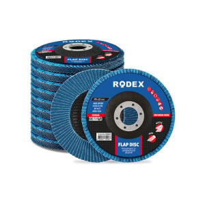 RODEX Mavi Zirkonyum Oksit Flap Disk 115MM 100# (10/20/200)