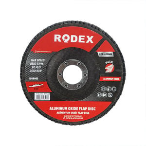 RODEX Kahverengi Aluminyum Flap Disk 115MM 80# (10/20/200)