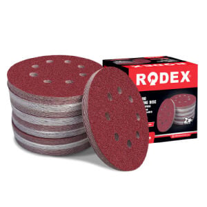150MM - Aluminyum Oksit - Cırtlı Disk Zımpara - 40 Kum - 7 Delikli
